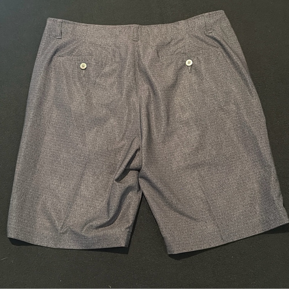 Pebble Beach‎ Men's Dry-Luxe Performance Golf Shorts Black Size 36 - Picture 3 of 4